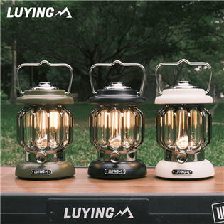 【大山野營】 LU-LT01 無極調光復古營燈含收納袋 