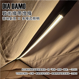【大山野營】DIA DAMO DD-LT01 戰術織帶燈