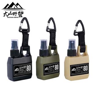 【大山野營】軍風隨身噴霧瓶80ml 酒精噴霧 消毒液 分