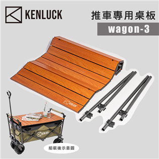 【大山野營】KENLUCK Wagon 推車專用桌板 W