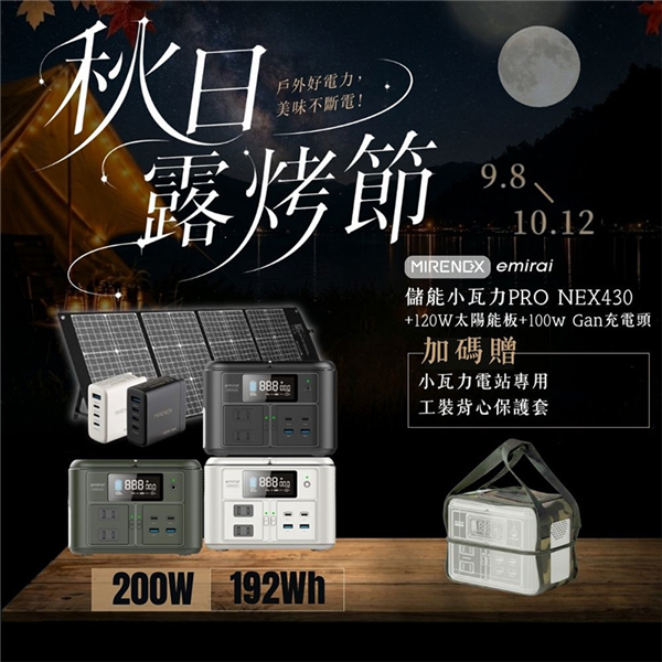 【大山野營】日本 Emirai 儲能小瓦力PRO NEX
