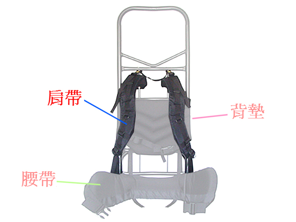 【大山野營】RHINO 犀牛 1608 肩帶 專用685